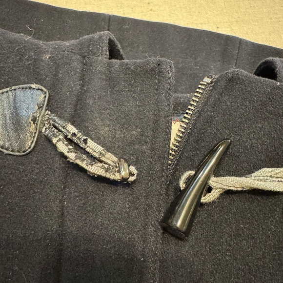 Tommy Hilfiger Navy Toggle Coat for Women - Picture 8 of 8